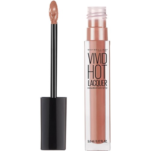 Maybelline New York Color Sensational Vivid Hot Lacquer Lip Gloss, Unreal, 0.17 Fluid Ounce