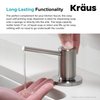 KRAUS Kitchen Soap and Lotion Dispenser in Spot Free Stainless Steel, KSD-43SFS