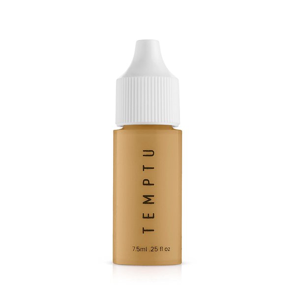 TEMPTU SilkSphere Airbrush Foundation: Long-Lasting Liquid Makeup, Medium to Full Coverage | 4-In-1 Formula Foundation, Primer, Concealer & Corrector | Luminous, Dewy Finish | 5N/W Beige | .25 Fl Oz
