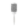 Cricket Ultra Smooth Coconut 2” Thermal Ceramic Barrel Hair Brush Anti-Static Heat-Resistant Hairbrush for Blow Drying, Curling and Styling All Hair Type White
