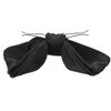tiemart Men's Pre-Tied Clip-On Bow Tie (Black)
