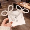 Pearl Hair Bow Hair Clip for Women Girls Bow Hair Clip Pearl Barrette Bowknot Hair Clips Hair Pin Headwear TSFJ73 (2pcs Pearl Bow)