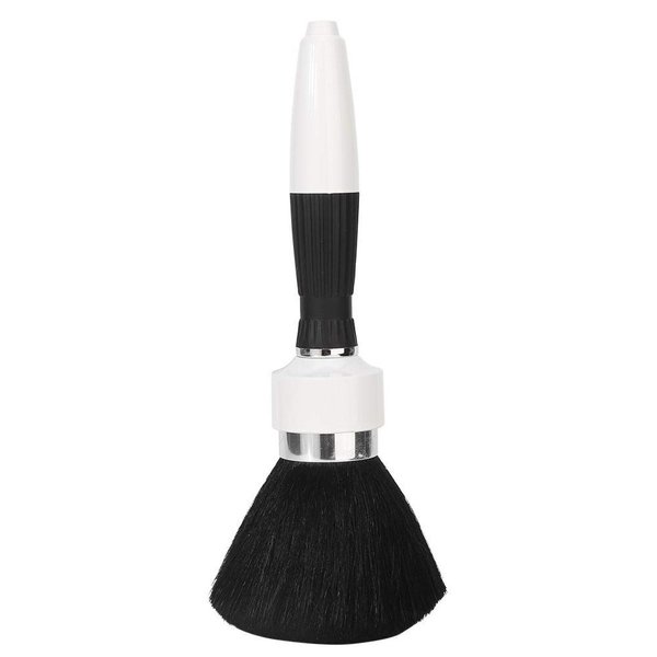 Neck Duster Soft Hair Brush Hairdressing Cutting Hair Styling Dust Cleaning Brush Hairdresser Neck Brush Hairdresser Accessory Brush(white)