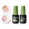 Love easy 2pcs 15ml Hema Free Gel Polish Builder Base Gel and Top Coat - Multifunctional Clear Hard Gel Nail Polish Base Coat for Nail Apex and Extension in Strengthener Hard Gel Bottle Repair Nail