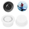 Alomejor 2Pcs PVC Surfboard Vent Hole Plug Paddle Board Vent Hole Surfing Auto Valve Waterproof Accessory(White)