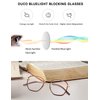 DUCO Blue Light Glasses For Women Computer Glasses Blue Ray Blocking Glasses For Men Womens Fashion Eyeglasses W014