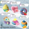 Bath Bombs for Girls - 6 Aromatherapy Bathbombs with Natural and Organic Ingredients, Skin Moisturizing Bubble Bath Fizzy, Bath Bombs for Kids, Women, Teenage Girls Birthdays, Easter Basket Stuffers