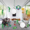 Golf Party Decorations Golf Birthday Hanging Swirls, Assembled and Ready to Use, Let's Partee Party Decor Supplies Boys Hanging Swirl Party Streamers 24pcs Golf Sports Themed Party Decor Banner