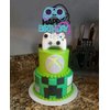 WishFirst Video Games Level Up Happy Birthday Cake Toppers Gamers Birthday Party Favors Supplies For Video Game Game-01 0