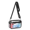 Clear Bag Stadium Approved, Clear Purse with Removable Strap, Clear Crossbody Bag for Concert Event Work Festival