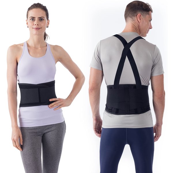 NYOrtho Back Brace For Women & Men - Instantly Relieves Back Pain - Back Support Brace - Back Support Belt For Surgeries - Maximum Posture & Spine Support - Adjustable & Breathable - Small 26-30 in