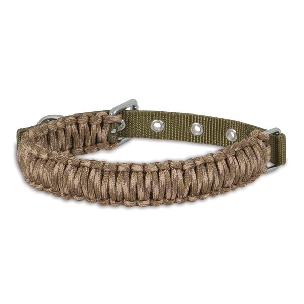 Aspen Pet Paracord Dog Collar, Small/3/4 by 14-18", Camo