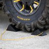 Buyers Products WC35225 Mini Rubber Wheel Chock Set, 5 x 3 x 2.25 Inches, 36 Inch Nylon Rope, Ideal For ATVs , Riding Lawnmowers And Gas-Powered Scooters, Rust And Chemical Proof