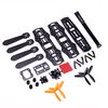 Readytosky 250mm FPV Racing Drone Frame 5 Inch Carbon Fiber Quadcopter Frame Kit with 4mm FPV Frame Arms+Lipo Battery Strap