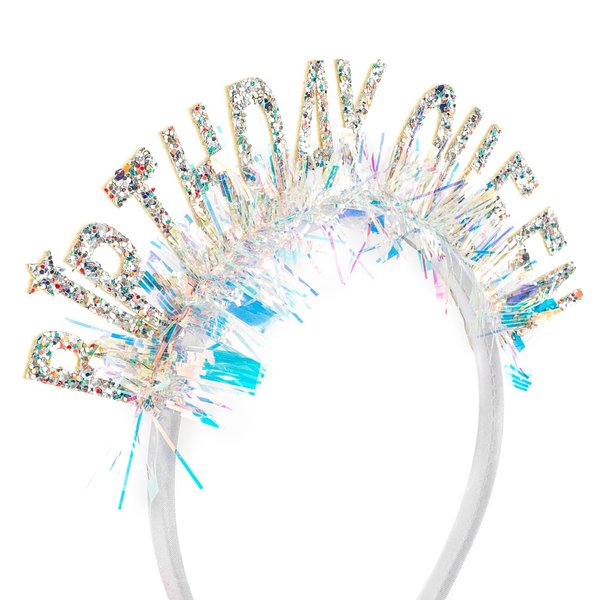 Canitor Birthday Queen Birthday Headband for Women Girls Birthday Crown Birthday Girl Headband Birthday Tiara Happy Birthday Party Decorations Birthday Gifts