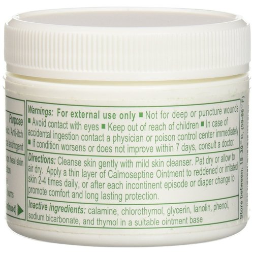Calmoseptine Diaper Rash Ointment Jar, 6 Count