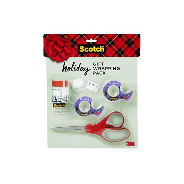 Scotch® Holiday Gift Wrapping Tape Pack, Multicolor
