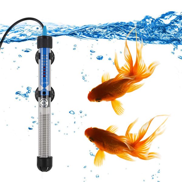 Mylivell Aquarium Heater 25W 50W 100W 200W 300W Submersible Auto Thermostat Fish Tank Heater, Small Aquarium Heater for 10-100 Gallon Fish Tank, Freshwater & Saltwater Compatible
