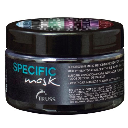 TRUSS Professional Specific Mask - Hydrating Hair Mask with Argan Oil - Deep Hydration - Repair & Seal Damaged Hair Cuticle; Extends Color; Prevents Split Ends; & Prevents Color Fading (6.35oz)