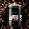Face Scrub for Men, Facial Scrub for Deep Exfoliating, Cleansing, Removing Blackheads, Ingrown Hairs, Pre-shave Soften, Organic Formulated with Coffee Extract, AHA and BHA Face Exfoliator (9 oz)