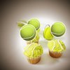 Gyufise 36Pcs Tennis Cupcake Toppers Sports Ball Tennis Cupcake Picks Tennis Theme Birthday Cake Decorations for Baby Shower Kids Birthday Party Cake Decorations Supplies