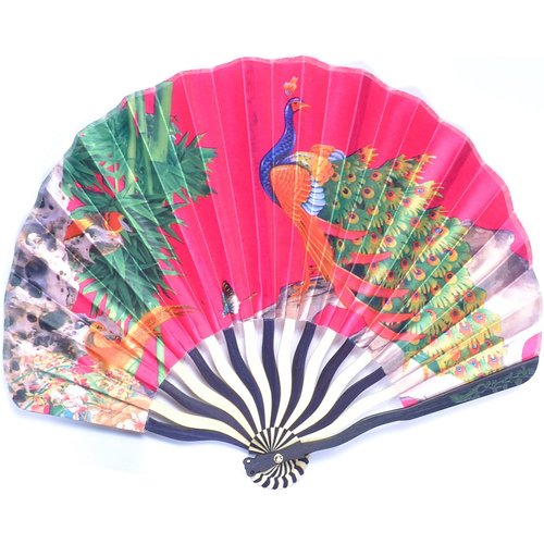 48 Clear Nail Tips Nail Art Display Fan-Shaped with Ring Handle