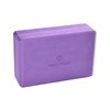 Hugger Mugger 3-Inch Foam Yoga Block (Purple)