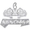 6th Birthday, 6th Birthday Decorations for Girls, 6th Birthday Tiara and Sash, 6th Birthday Gifts for Girls, 6th Birthday Tiara, 6th Birthday Sash, 6th Birthday Crown for Girls, 6th Birthday Crown