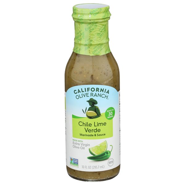 California Olive Ranch Chili Lime Verde Marinade & Sauce, 10 FZ