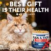 Flea Treatment for Cats - Flea and Tick Prevention for Cats Chewables - Natural Flea and Tick Supplement for Cats - Oral Flea Pills for Cats - All Breeds and Ages - Made in USA - 135 Chews
