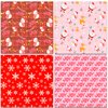 BLEDS Scrapbook Paper, 24 Sheets Christmas Scrapbooking Paper Pad 6x6 inch, One Single-Side Scrapbooking Paper Supplies For Xmas Festival Craft Junk Journal Card-Making Decorative Background