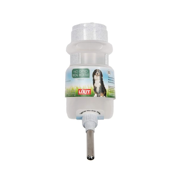 Lixit Top Fill NO-Drip Water Bottles for Dogs. (44 FL Oz (Pack of 1), White)