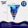 Treasures Gifted Officially Licensed PJ Masks Birthday Banner Pennants 2 Pack - PJ Masks Banner - PJ Masks Birthday Party Supplies - PJ Masks Party Decorations - PJ Masks Wall Decor
