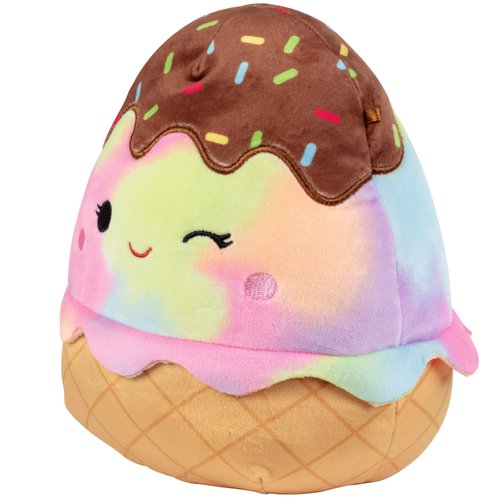 Squishmallows 8" Glady The Rainbow Ice Cream - Officially Licensed Kellytoy Plush - Collectible Soft & Squishy Stuffed Animal Toy - Add Glady to Your Squad - Gift for Kids, Girls & Boys - 8 Inch