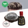 UOG Toupee Adhesive Glue. Allergy-Free, Waterproof, 2-3 Layers (Thin Coatings), 3 (Triple) Times Usage, Around 15-20 Minutes Installation, Strong Hold, Poly and PU Base Toupee, Hairpiece Adhesive.