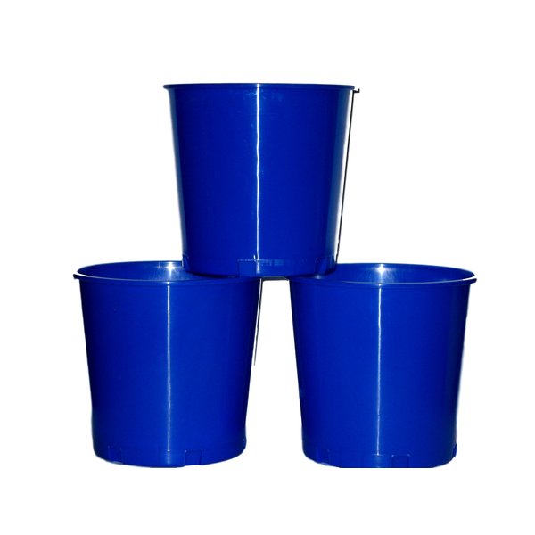 Offering Donation Buckets, Pack 3, Color Blue