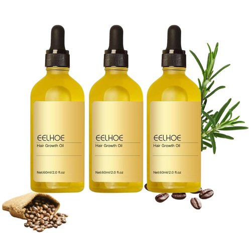 3pcs Veganic Natural Hair Growth Oil,Veganic Hair Growth Oil, Veganic Hair Oil, Hair Oil for Dry Damaged Hair and Growth