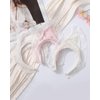 HAIMEIKANG Hair Scarf Bandana Handband for Women - 3Pcs Chiffon Head Scarf for Women's Hair, Non Slip Lace Triangle Kerchief Women’s Hair Bands (Solid Color)