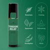 Plant Therapy Tension Relief Essential Oil Blend Pre-Diluted Roll-On 10 mL (1/3 oz) 100% Pure, Therapeutic Grade Essential Oils Diluted in Fractionated Coconut Oil