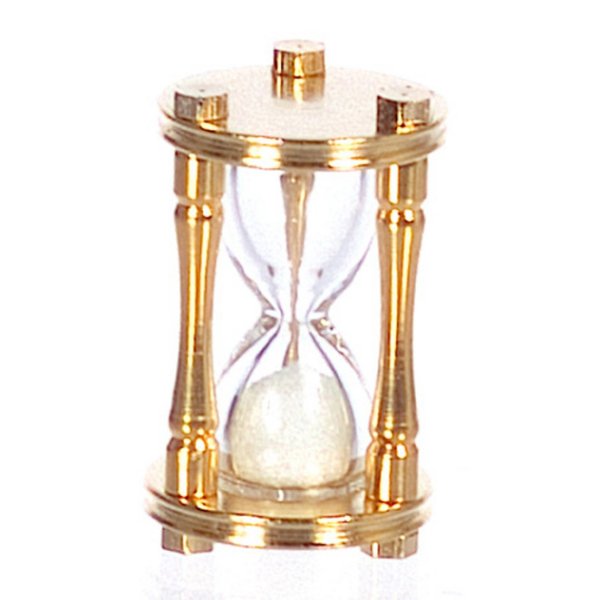 Dollhouse Miniature 1:12 Scale Brass Hourglass #S8516