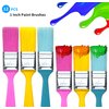 Great Andrew 12 PCS Small Paint Brushes1 Inch, Paint Brush for Painting Acrylic Oil Crafts DIY, Paint Brushes for Walls,Touch Up,Trim Painting Supplies