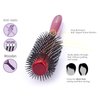 PERFEHAIR Small Round Hair Brush for Blow Drying with Soft Nylon Bristles, 1.5 Inch, Roller Curling Styling Volume Hairbrush for Men and Women Short Thin Curly Hair