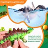 Dinosaur Wind Up Toys, 12 PCS Dino Toys for Birthday Gifts Bulk Flip Walking Jumping Clockwork,Dinosaur Theme Party Favors,Kids Prizes,Treasure Box Toys,Dinosaur Toys for Kids 3-6