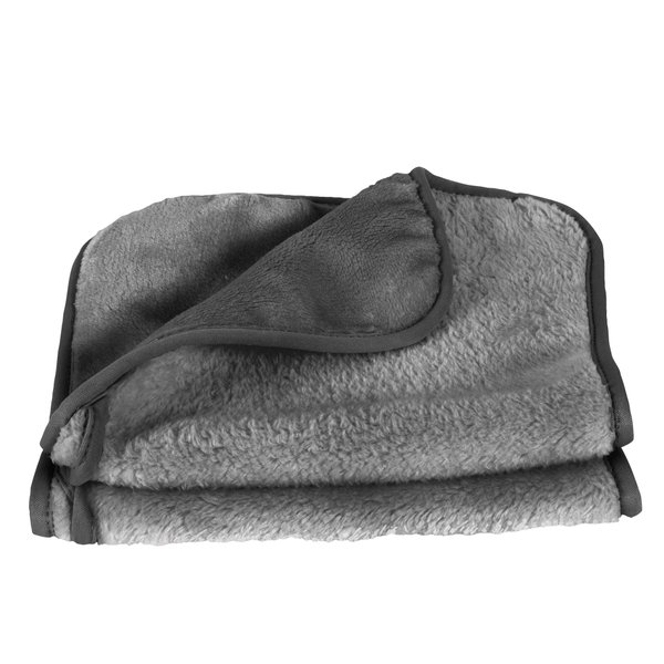 Eurow Makeup Removal Cleaning Cloth, Washable and Reusable, 8 by 16 Inches, Gray, Pack of 2