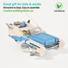IIROMECI Creative Car Building Blocks Toys for Kids and Adults, Car Building Toy Set with Container, 602PCS Building Kits Car Model for Boys Age 8+