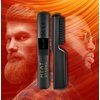 StyleCraft Heat Stroke Cordless Beard & Styling Hot Brush, Cool Touch Tips Anti-Scold, Hair Straightener, Black