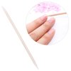 300 Count Orange Wood Stick 4.5 inch Cuticle Pusher Remover Orangewood Cuticle Sticks Nail Art Manicure Pedicure Sticks Orange Sticks for Nails