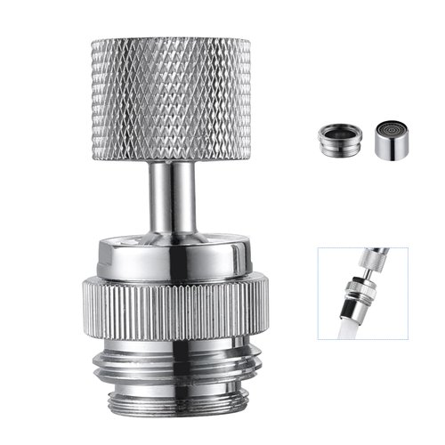 Faucet Aerator For Sink Faucet Adapter Garden Hose Adapter Sink Aerator - Faucet To Hose Adapter Kitchen Sink Aerators Male To Female Hose Adapter Bathroom Sink Aerator