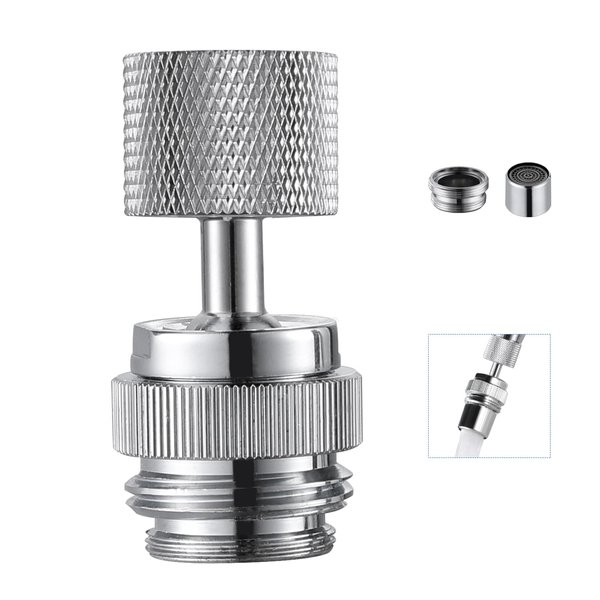 Faucet Aerator For Sink Faucet Adapter Garden Hose Adapter Sink Aerator - Faucet To Hose Adapter Kitchen Sink Aerators Male To Female Hose Adapter Bathroom Sink Aerator