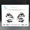 Black Face Jewels Halloween Rhinestones self Adhesive Crystal Face Gems Halloween Beauty Body Glitter Tattoo Eyebrow Face Body Jewelry (Black)